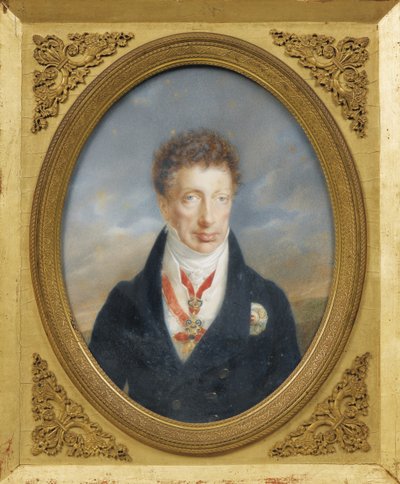 Archduke Charles of Austria 1771-1847, Duke of Teschen, c. 1823 by Friedrich Johan Gottlieb Lieder