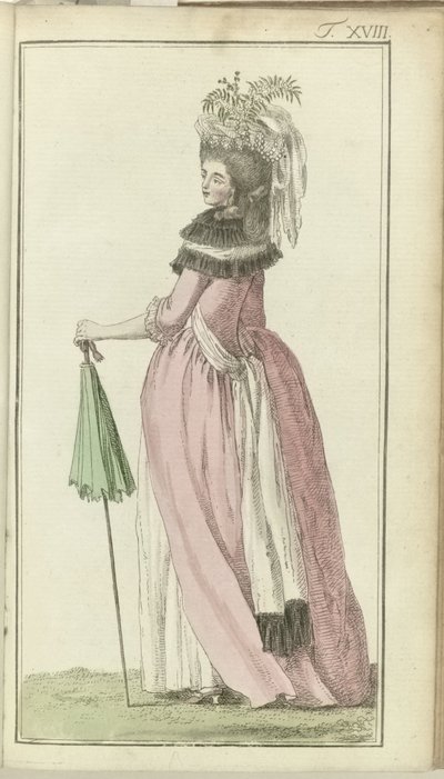 Journal of Luxury and Fashion 1786, Volume I, Plate 18 by Friedrich Justin Bertuch