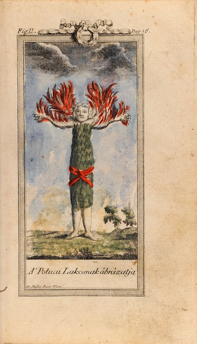 Illustration in Ludvig Holberg - The Journey of Niels Klim to the World Underground by Friedrich Müller