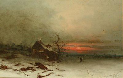 Returning Home at Sunset by Friedrich Nicolai Joseph Heydendahl