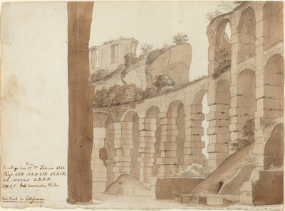 A Corner of the Colosseum by Friedrich Olivier