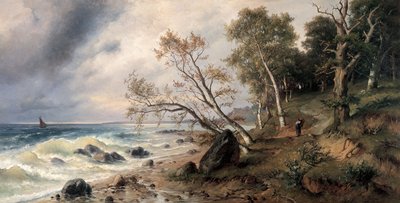 Baltic Coast on the Island of Vilm by Friedrich Preller the Younger