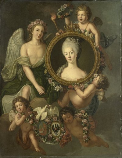 Portrait of Wilhelmina of Prussia by Friedrich Reclam