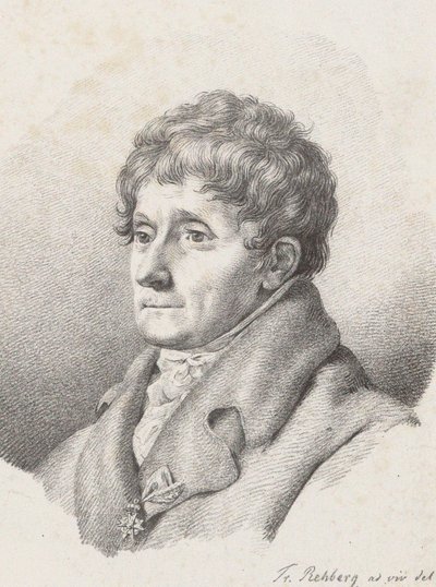 Portrait of the Composer Antonio Salieri 1750-1825 (1821) by Friedrich Rehberg
