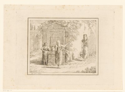 Women at a Well (Scenes from Daily Life in Italy) by Friedrich Rehberg