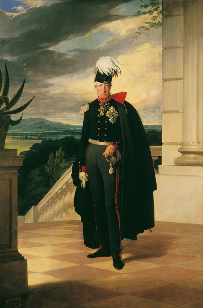 Emperor Franz I of Austria in Prussian General Uniform by Friedrich Ritter von Amerling