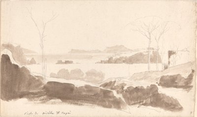 View of the Islands of Nisida and Capri by Friedrich Salathé