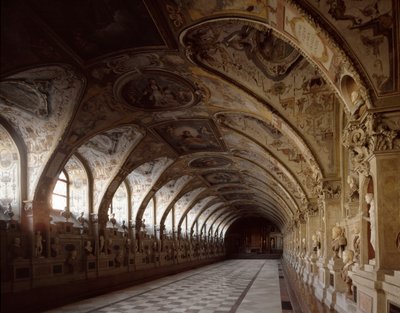View of the Antiquarium of the Royal Palace by Friedrich Sustris