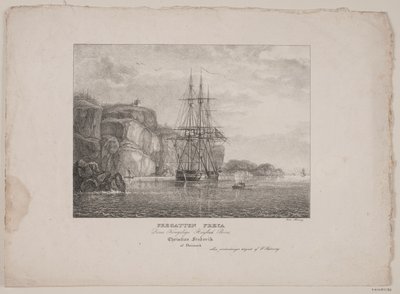 The Frigate Freya by Friedrich Thøming