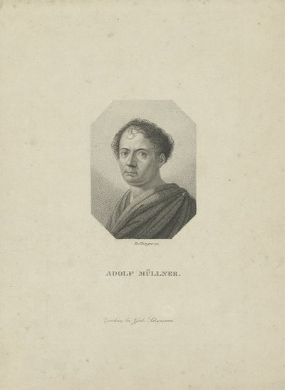 Amandus Gottfried Adolf Müllner by Friedrich Wilhelm Bollinger