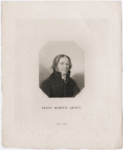 Portrait of Ernst Moritz Arndt by Friedrich Wilhelm Bollinger