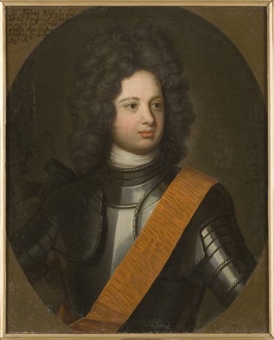 Portrait of Frederick William I (1688-1740), King in Prussia by Friedrich Wilhelm Weidemann