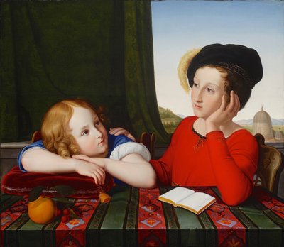 Wienczyslaw and Konstanty Potocki Double Portrait of the Sons of a Polish Prince by Friedrich Wilhelm von Schadow