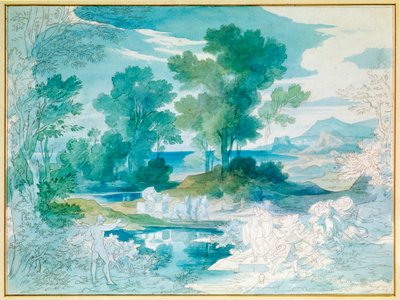 Ulysses and Nausicaa by Friedrich the Elder Preller