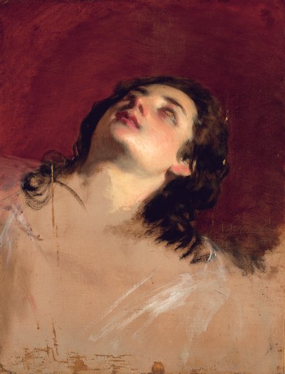 Study of a Head of a Woman by Friedrich von Amerling