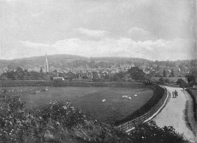 Dorking: From Above The Station, c. 1896 by Frith and Co