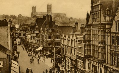 Lincoln High Street, Late 19th-Early 20th Century by Frith and Co