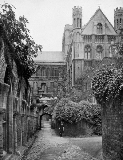 The Steps, Peterborough Cathedral, Cambridgeshire, 1924-1926 by Frith and Co