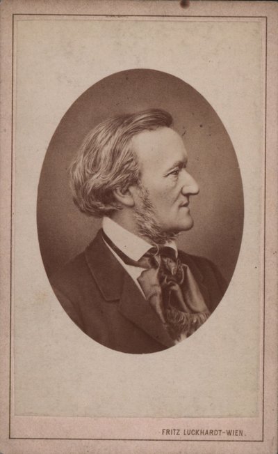 Portrait of the Composer Richard Wagner 1813-1883, c. 1875 by Fritz Luckhardt