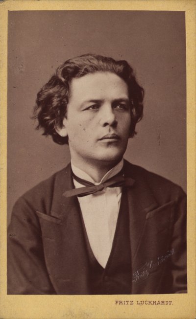 Portrait of the Composer Anton Rubinstein, c. 1870 by Fritz Luckhardt
