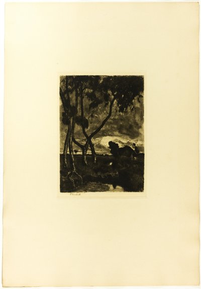 At the Moor by Fritz Overbeck