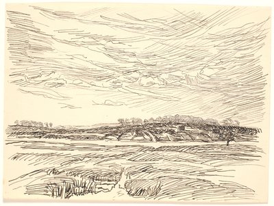 Landscape with Fields by Fritz Syberg