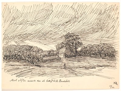 Towards Evening It Reached a Poor Little Farmhouse by Fritz Syberg