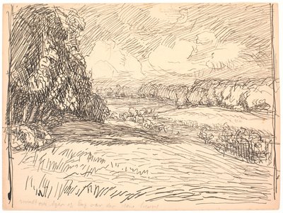Around Field and Meadow Were Great Forests by Fritz Syberg