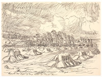 Around Field and Meadow Were Large Forests by Fritz Syberg