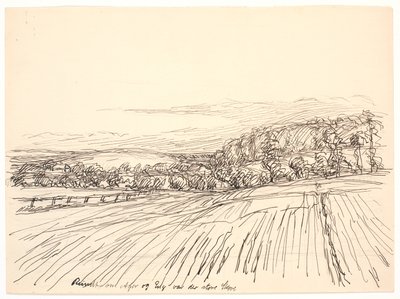 Around Field and Meadow were Large Forests by Fritz Syberg