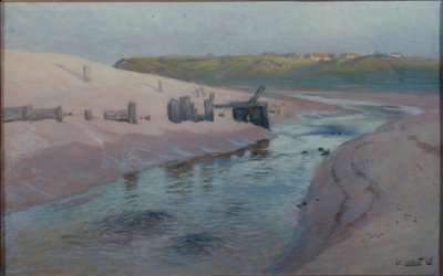 Coastal scene by Fritz Thaulow