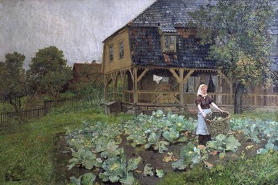 The Manor House on Grunerloekka by Fritz Thaulow