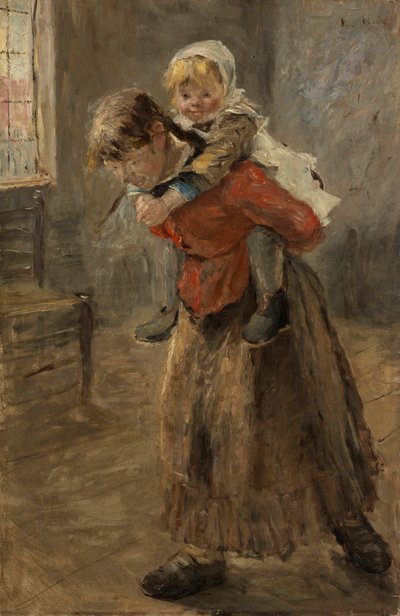 The Big Sister by Fritz von Uhde