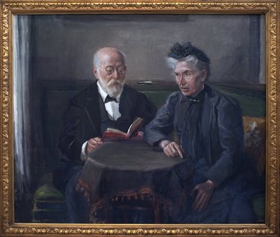 Senator Gustav Hertz and His Wife by Fritz von Uhde