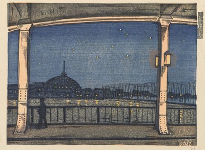 Yanagibashi Bridge by Fukazawa Sakuichi