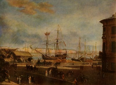 View of the English Quay from the Building of the Academy of Art by Fyodor Alekseyev