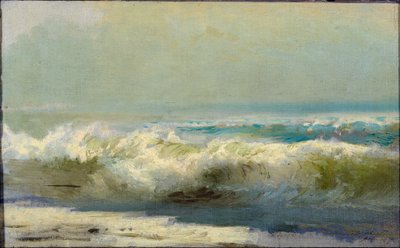 Surf in Yalta by Fyodor Alexandrovich Vasilyev