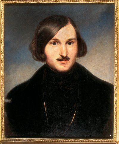 Portrait of Nikolai Gogol, early 1840s by Fyodor Antonovich Moller