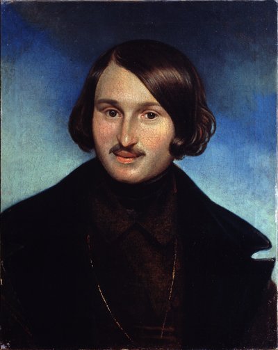 Portrait of the Author Nikolai Gogol by Fyodor Antonovich Moller