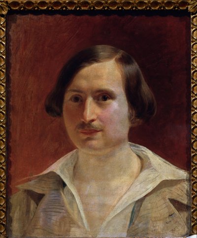 Portrait of the Author Nikolai Gogol by Fyodor Antonovich Moller