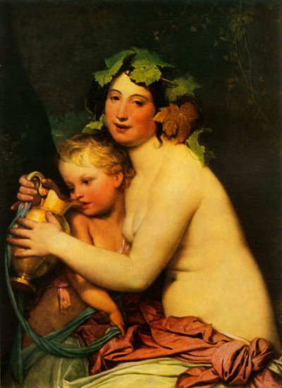 Amor and the Bacchante, 1828, 1965 by Fyodor Antonovich Bruni