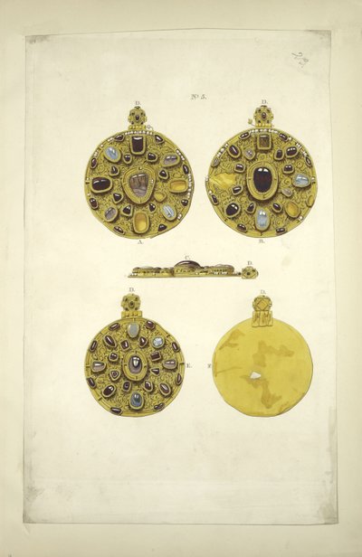 Russian Jewellery before the Mongol Invasion. From the Antiquities of the Russian State by Fyodor Grigoryevich Solntsev