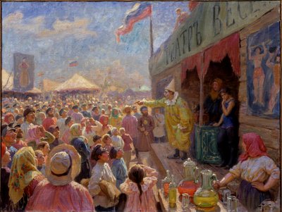 A Fair by Fyodor Ivanovich Rerberg
