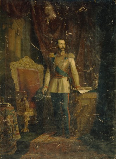 Portrait of Emperor Alexander II by Fyodor Martynovich Reichert