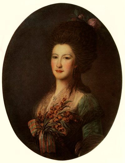 Portrait of Countess J. V. Santi by Fyodor Rokotov