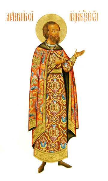 Grand Prince Andrei Ioannovich Bogolyubsky, c.1825-50 by Fyodor Solntsev