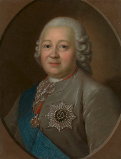 Portrait of General Count Nikita Ivanovich Panin 1718-1783, 1770s by Fyodor Stepanovich Rokotov