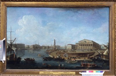 The Stock Exchange and the Admiralty as Seen from the Peter and Paul Fortress by Fyodor Yakovlevich Alexeev
