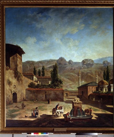 View of the Town Bakhchisaray by Fyodor Yakovlevich Alexeev