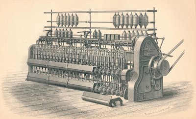 Finishing Roving Frame, by Platt, Brothers & Co. Oldham by GB Smith